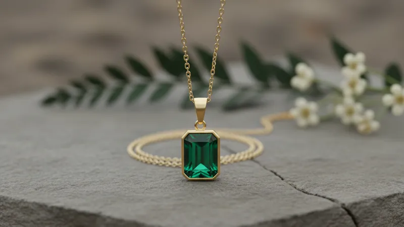Acheter un pendentif en émeraude